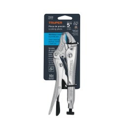 Alicate de Presión Punta Curva 5" Truper 17420
