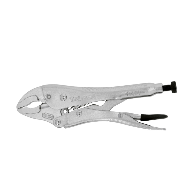 Alicate de Presión Punta Curva 7" Truper 17421