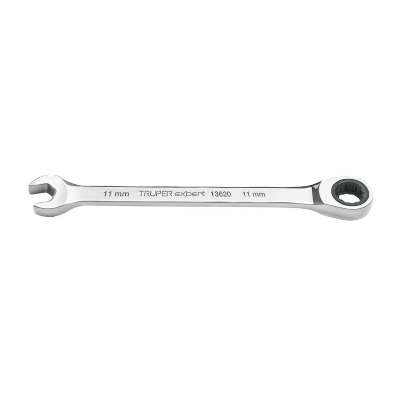 Llave Mixta Milimétrica 11 x 160mm con Ratchet Truper 13620