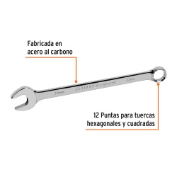 Llave Mixta Milimétrica 33 x 376mm Truper 13818