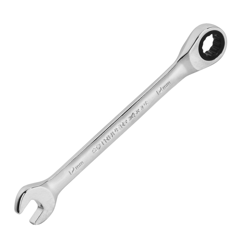 Llave Mixta Milimétrica 12 x 166mm con Ratchet Truper 15744