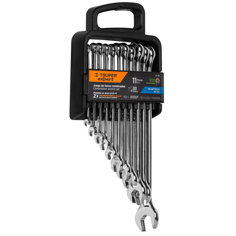 Juego de Llaves Mixtas 11 Piezas Truper 15778