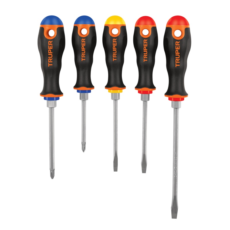 Juego de Desarmadores 5 Piezas Truper 14138