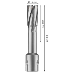 Broca Anular TCT 16 x 50 x 93mm Bosch 2608.577.496-000