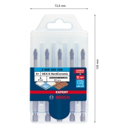 Set de Broca HEX-9 5 x 90mm 5 Piezas Bosch 2608.900.598-000