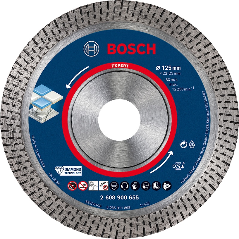 Disco Diamantado 5" para Cerámicos Bosch Expert 2608.900.655-000
