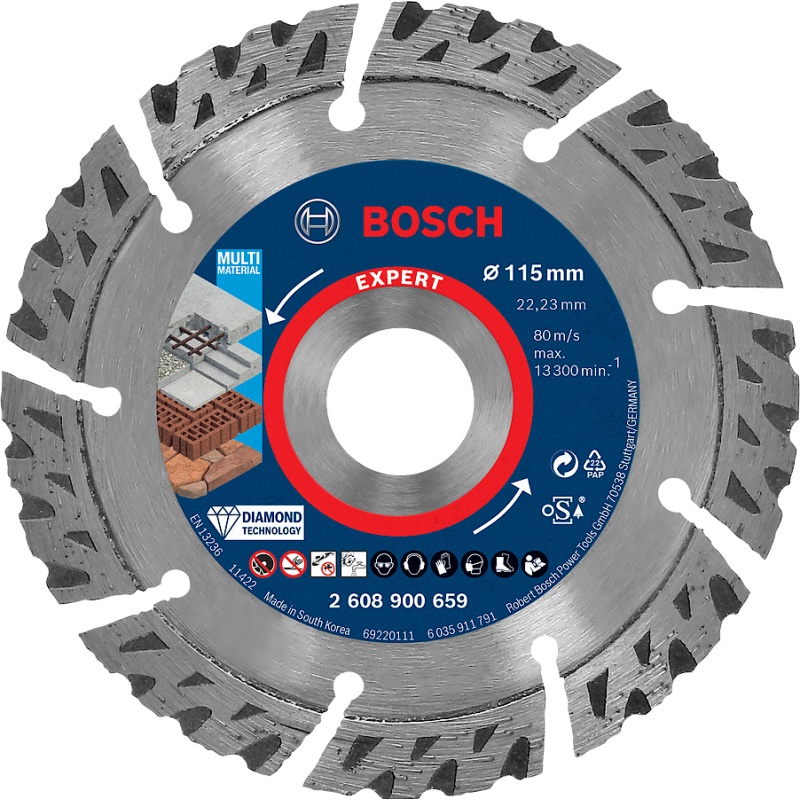 Disco Diamantado 4 1/2" Multimaterial Bosch Expert 2608.900.659-000