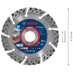 Disco Diamantado 4 1/2" Multimaterial Bosch Expert 2608.900.659-000