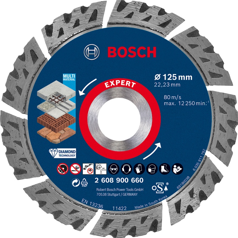 Disco Diamantado 5" Multimaterial Bosch Expert 2608.900.660-000