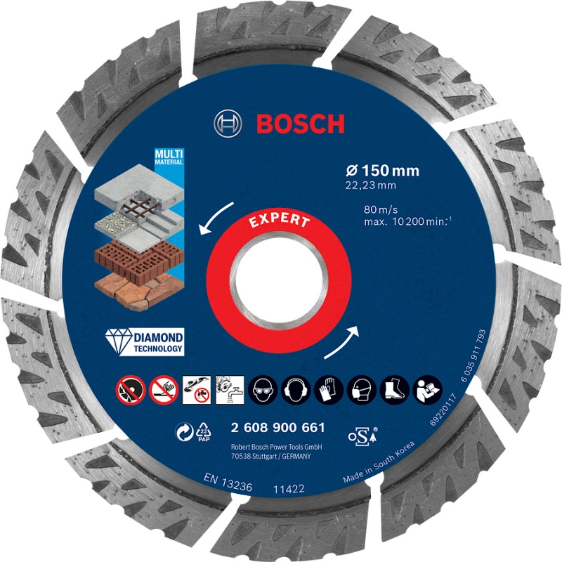 Disco Diamantado 6" Multimaterial Bosch Expert 2608.900.661-000
