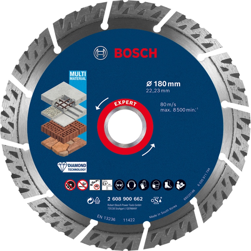Disco Diamantado 7" Multimaterial Bosch Expert 2608.900.662-000