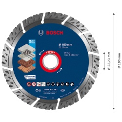 Disco Diamantado 7" Multimaterial Bosch Expert 2608.900.662-000
