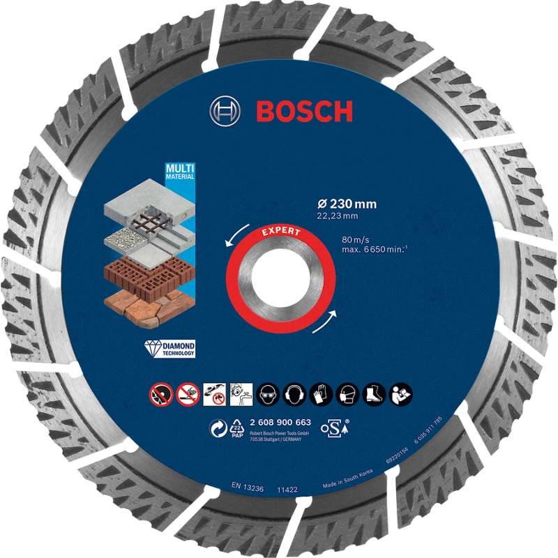 Disco Diamantado 9" Multimaterial Bosch Expert 2608.900.663-000