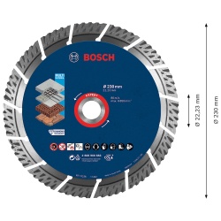 Disco Diamantado 9" Multimaterial Bosch Expert 2608.900.663-000