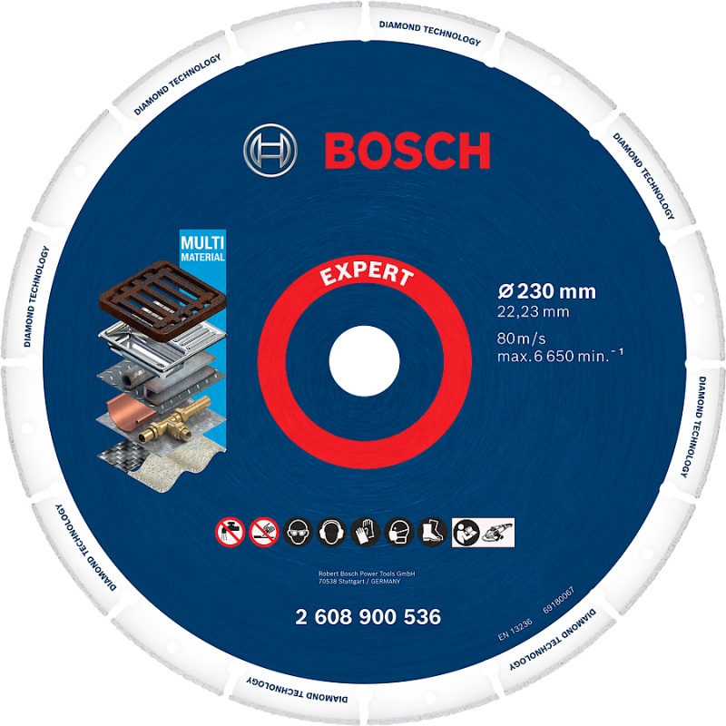 Disco de Corte 9" Diamantado para Metal Bosch 2608.900.536-000