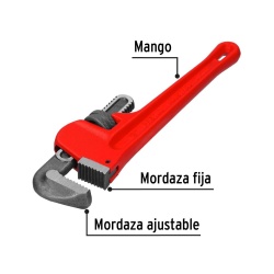 Llave Stilson 12" x 1 1/4" Pretul 22012