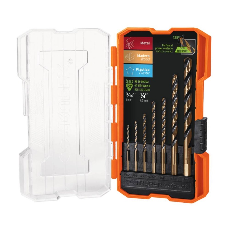Juego de Brocas para Metal 7 Piezas Truper 11396