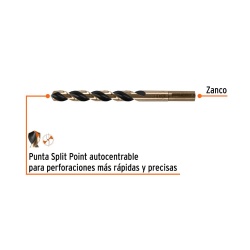 Broca HSS 10 x 130mm para Metal Truper 14321