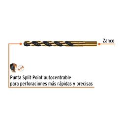 Broca HSS 13/32" x 5" para Metal Truper 11154