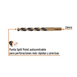 Broca HSS 27/64" x 6" para Metal Truper 11156