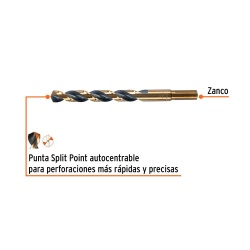 Broca HSS 11.5 x 140mm para Metal Truper 14331