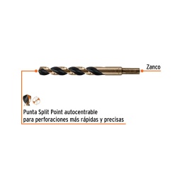 Broca HSS 13 x 150mm para Metal Truper 14337