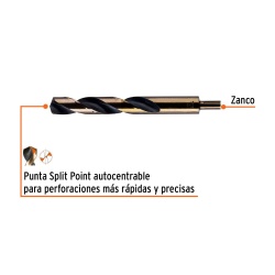 Broca HSS 1" x 10" para Metal Truper 11176