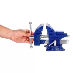 Tornillo de Banco 4 1/2" Giratorio Toolcraft TC5613