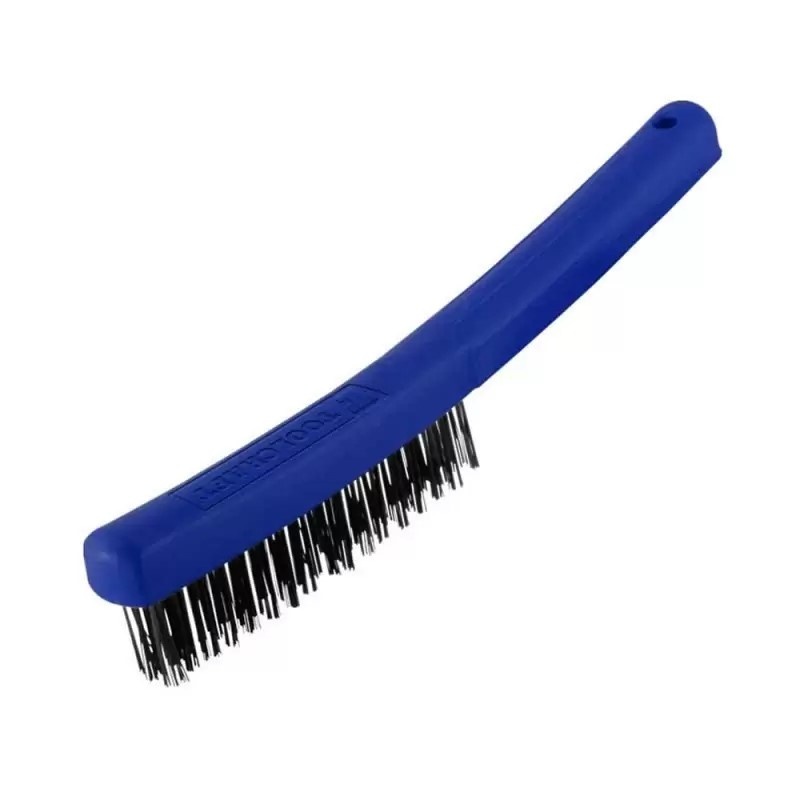 Cepillo de Alambre / Acero 3 x 17 Hileras Toolcraft TC3265