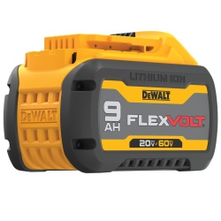 Batería Ion de Litio 20V / 60V 9.0 Ah Flexvolt + Cargador Dewalt DCB609-K1
