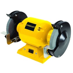 Esmeril de Banco 6" 1/2 Hp + Amoladora 4 1/2" 750W Stanley STGB3715-K2