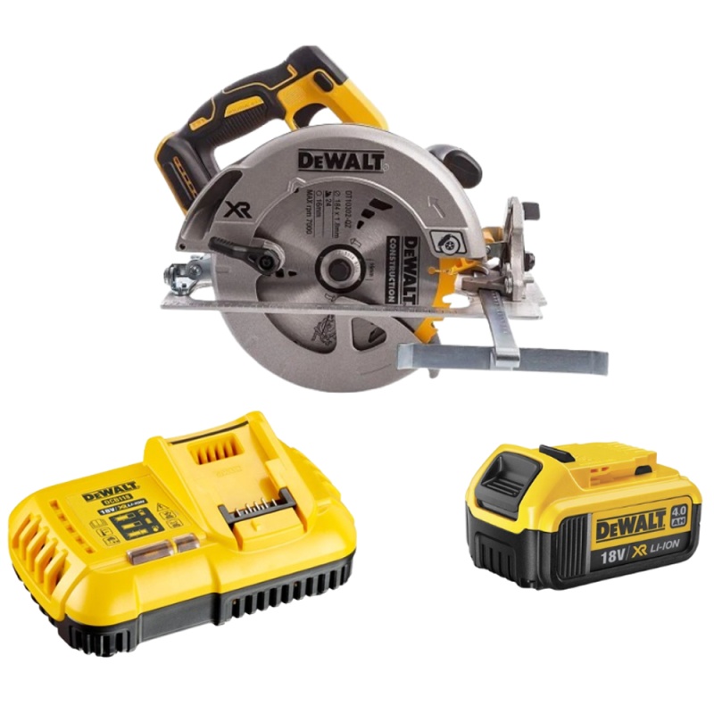 Sierra Circular 7 1/4" 20V Brushless 1 Bat y Carg Dewalt DCS570M1-B2