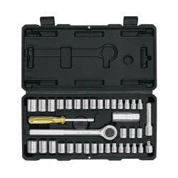 Juego de Herramientas 1/4" y 3/8" 39 Piezas Pretul 24220