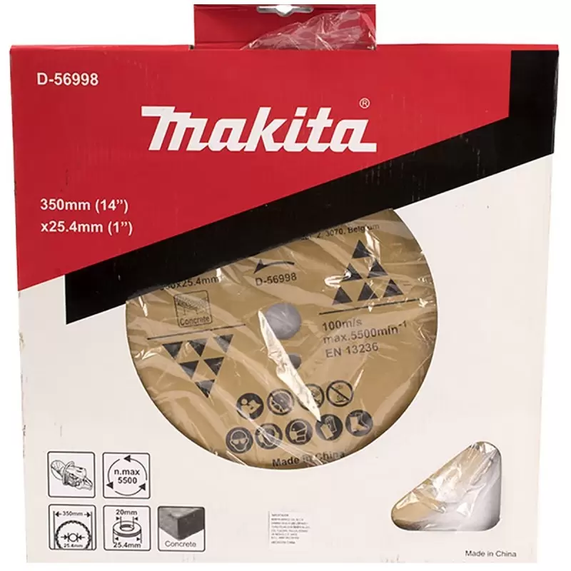 Disco Concreto Diamantado 355mm (14) Makita D-56998