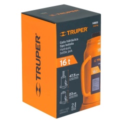 Gato Hidráulico Tipo Botella 16 Toneladas Truper 14820