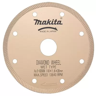 Disco diamantado turbo 110 x 20 mm Humedo marmolera