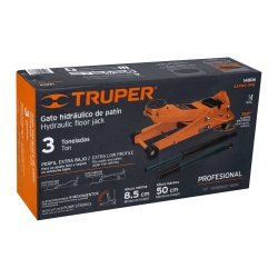 Gato Hidráulico Tipo Patín 3 Toneladas Truper 14806
