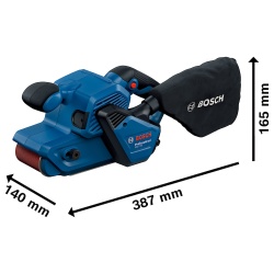 Lijadora de Banda 850W 75 x 533mm Bosch GBS 750