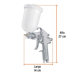Pistola para Pintar de Gravedad 2 mm Truper 101857