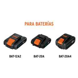Cargador de Batería Ion de Litio 12V / 20V Truper 12336