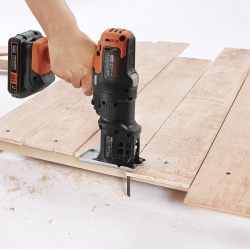 Taladro Atornillador 3/8" 20V Matrix 6 en 1 + Amoladora 4 1/2" 650W Black + Decker