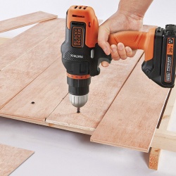 Taladro Atornillador 3/8" 20V Matrix 6 en 1 + Amoladora 4 1/2" 650W Black + Decker