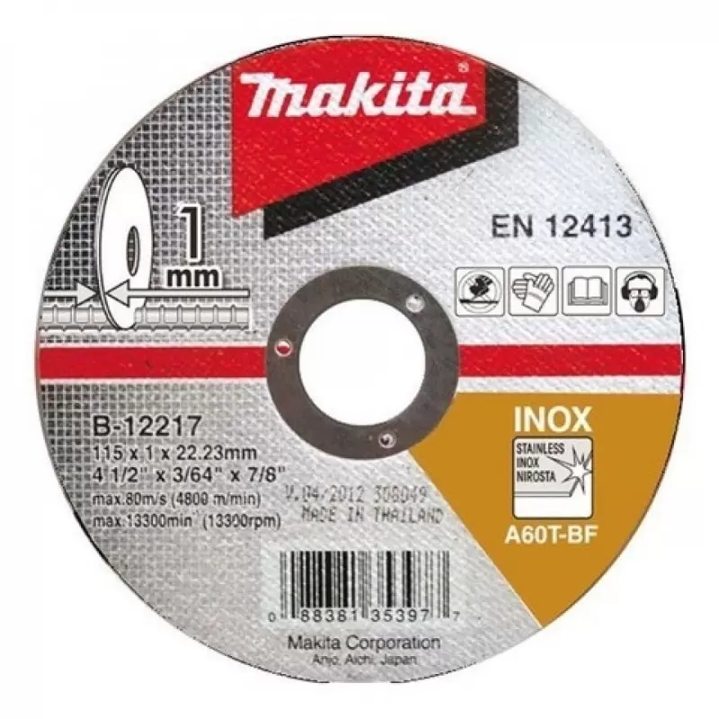 Disco Abrasivo 115 x 1.0 x 22.23 mm Makita B-12217