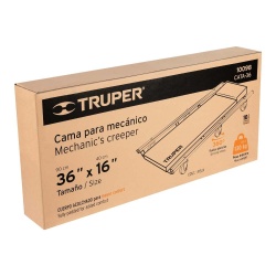Camilla Acolchonada para Mecánico 14 x 42 x 91cm Truper 10098