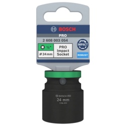 Dado Hexagonal Milimétrico 1/2" x 24mm Corto Bosch 2608.003.054-000