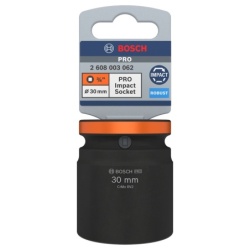 Dado Hexagonal Milimétrico 3/4" x 30mm Corto Bosch 2608.003.062-000