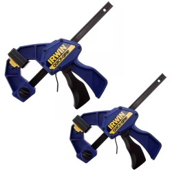 Set 2 Prensas de Barra Quick-Grip 6" + Set 2 Prensas de Barra Quick-Grip de 12" Irwin CO-1964717-002