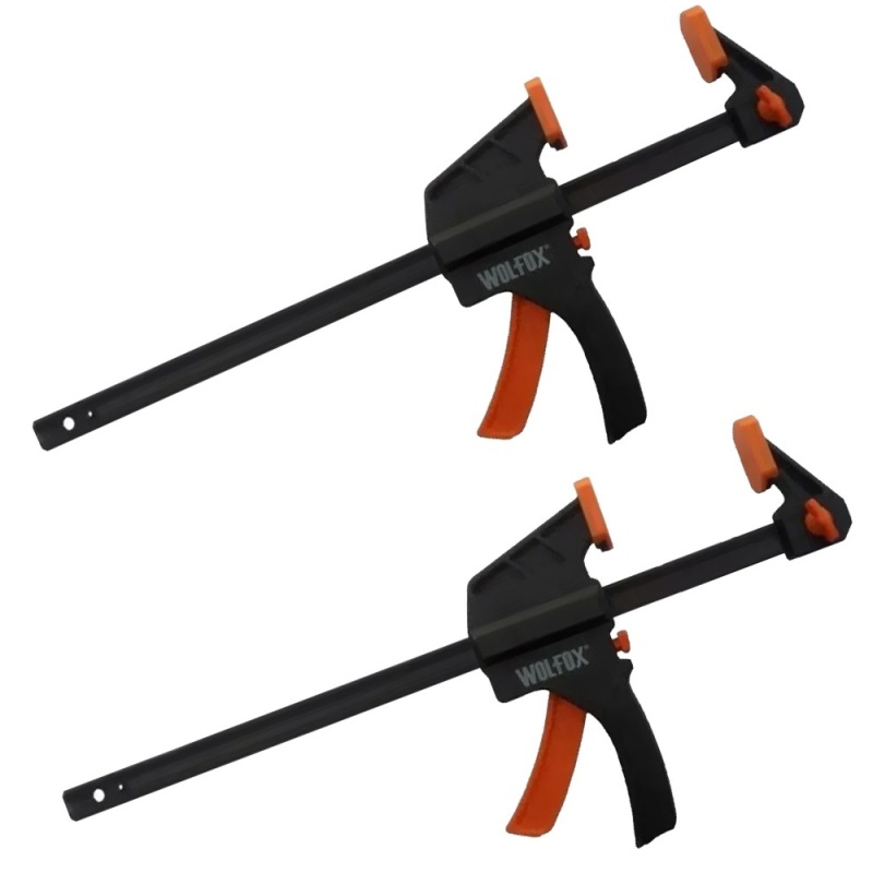 Set de 2 Prensas Quick Grip 12" Wolfox WF0709-K1