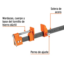 Prensas de Barra Sargento 2 Pies 24" (60 cm) 17735 Truper