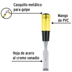 Formón 3/4" x 64 x 188mm Pretul 21662